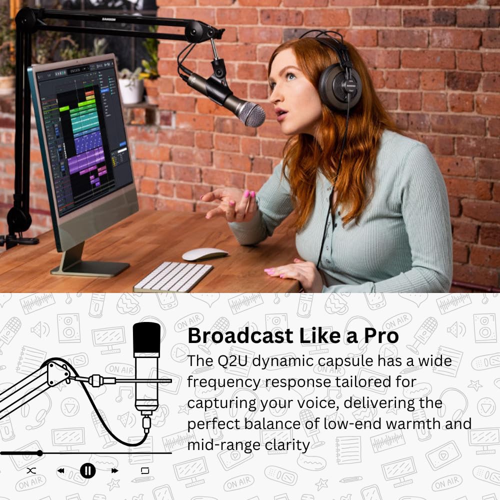 Handheld Dynamic XLR/USB Microphone K498