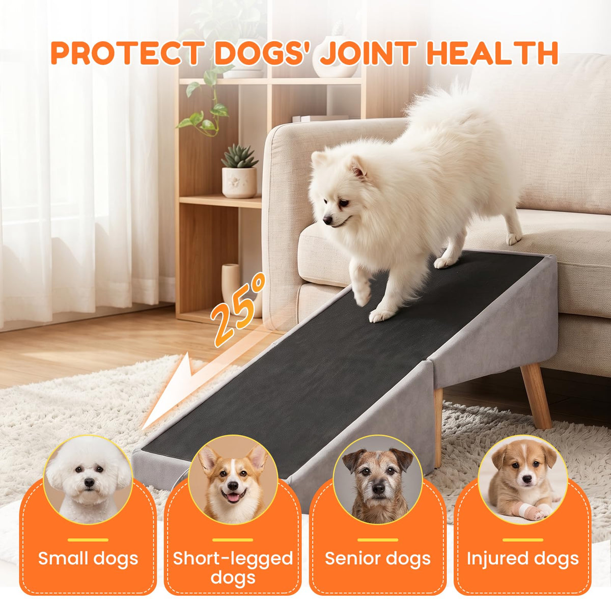 Foldable Dog Ramp Gray C372