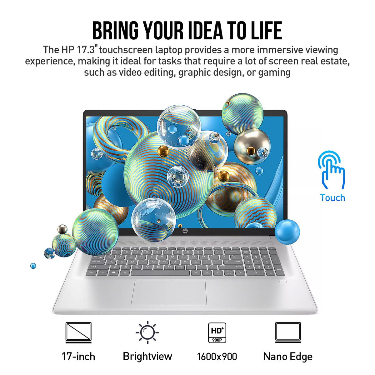 17.3 Inch Touchscreen Intel Core i7 Laptop D812