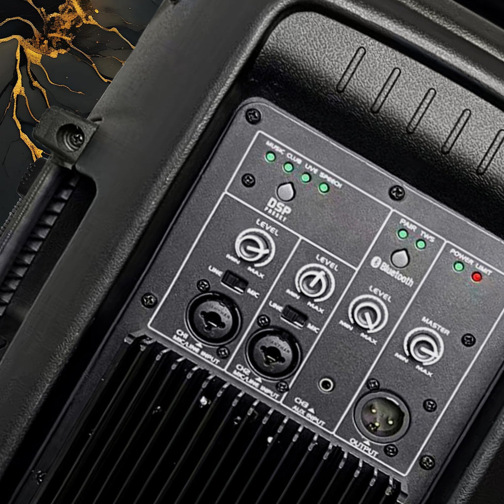 10 inch 1200 Watt Bluetooth PA Speaker System with Microphone U45355