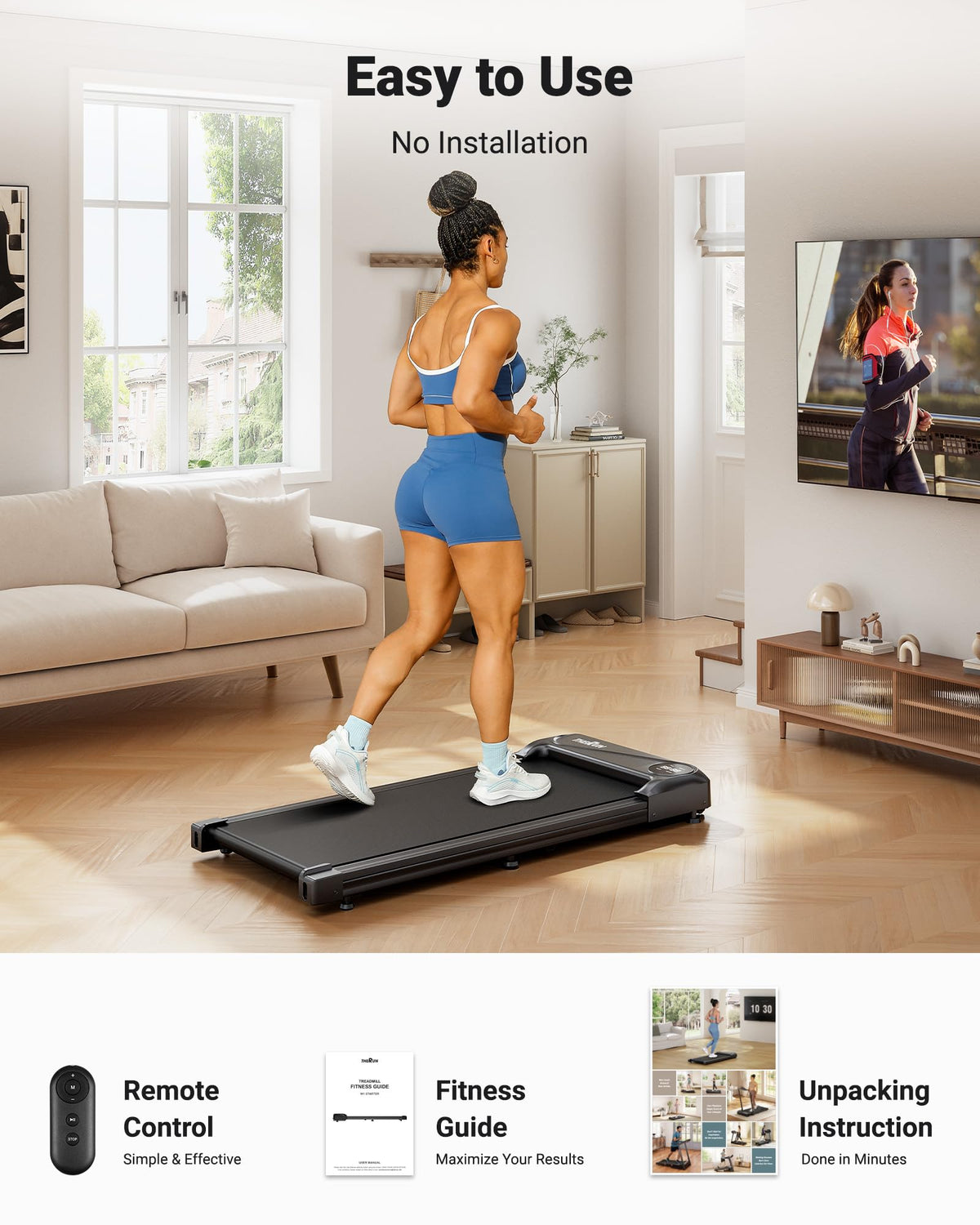 Walking Pad Under Desk Treadmill Q54120