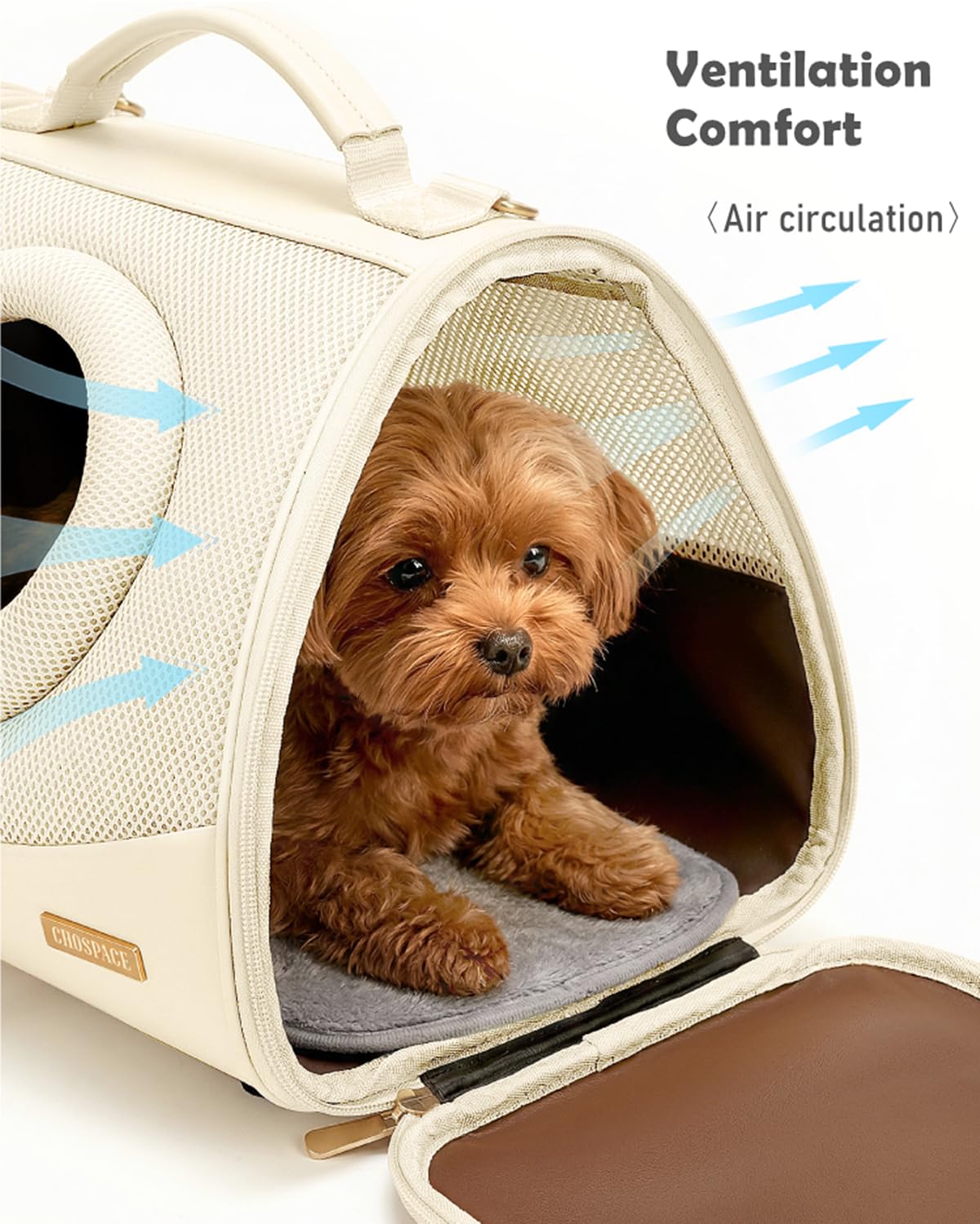 Adjustable Ventilated Front Facing Small Dog Cat Carrier Backpack E1961