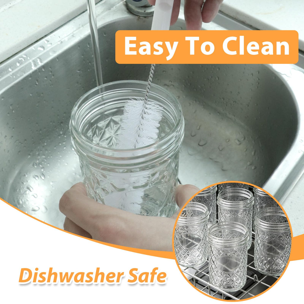 16oz Wide Mouth Mason Jars with Airtight Lids C294