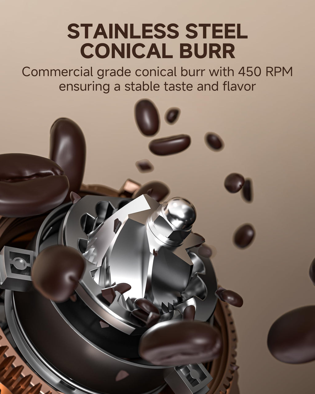 Single Dose Coffee Grinder 40mm Burr N6696