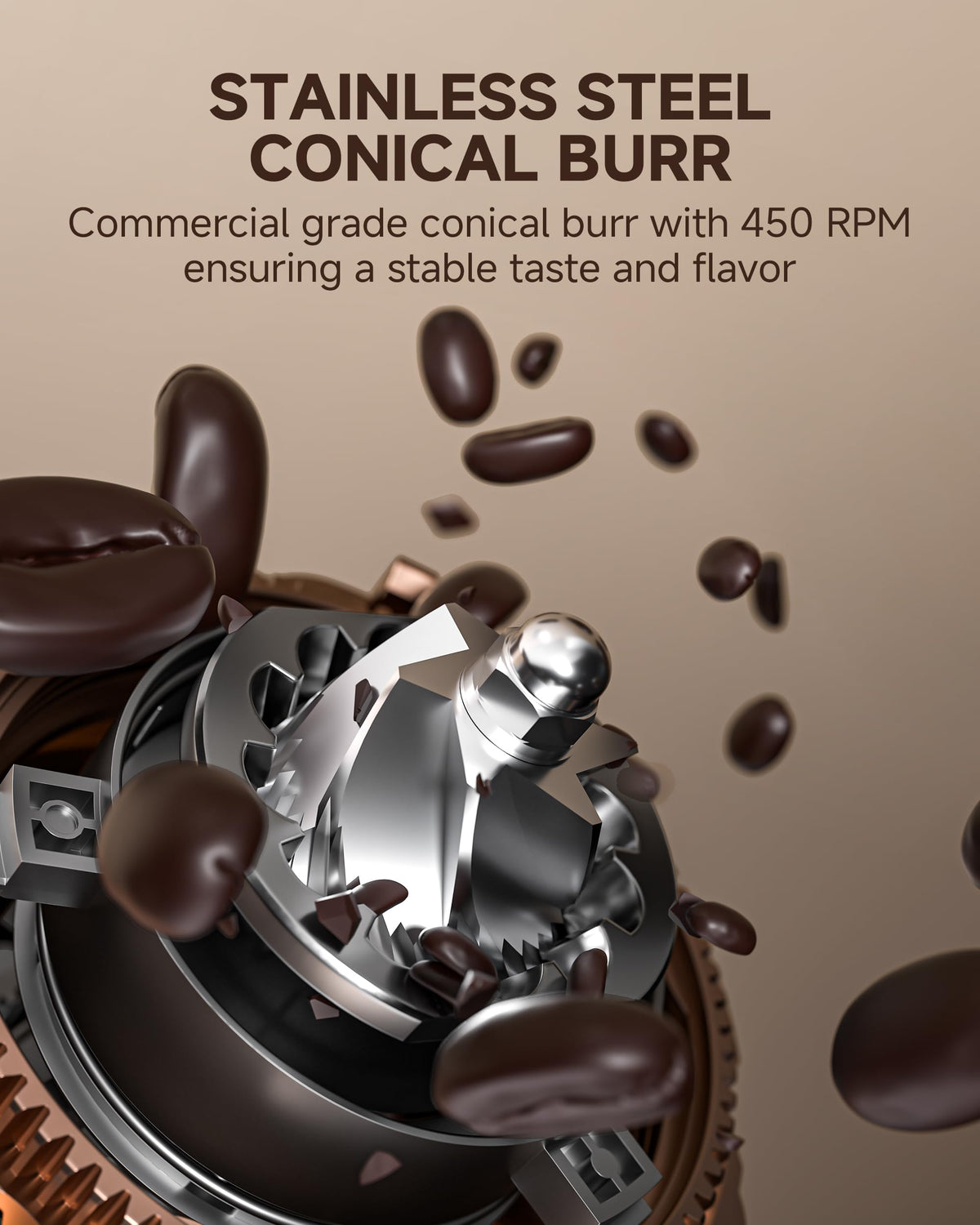 Single Dose Coffee Grinder 40mm Burr N6696