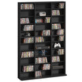 Black 11 Tier Display Cabinet D4770
