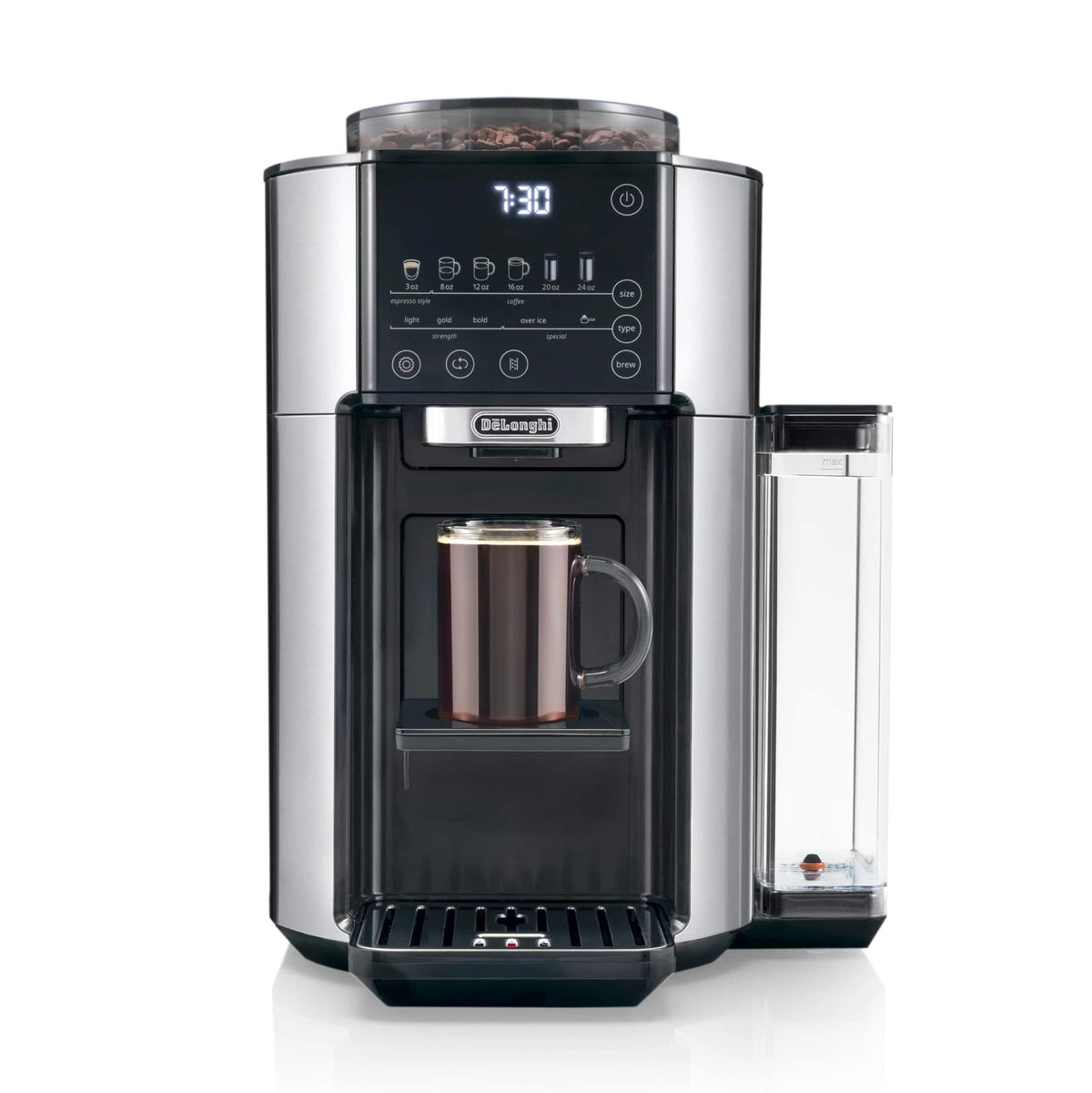 Drip Coffee Maker with Built-In Grinder N2296