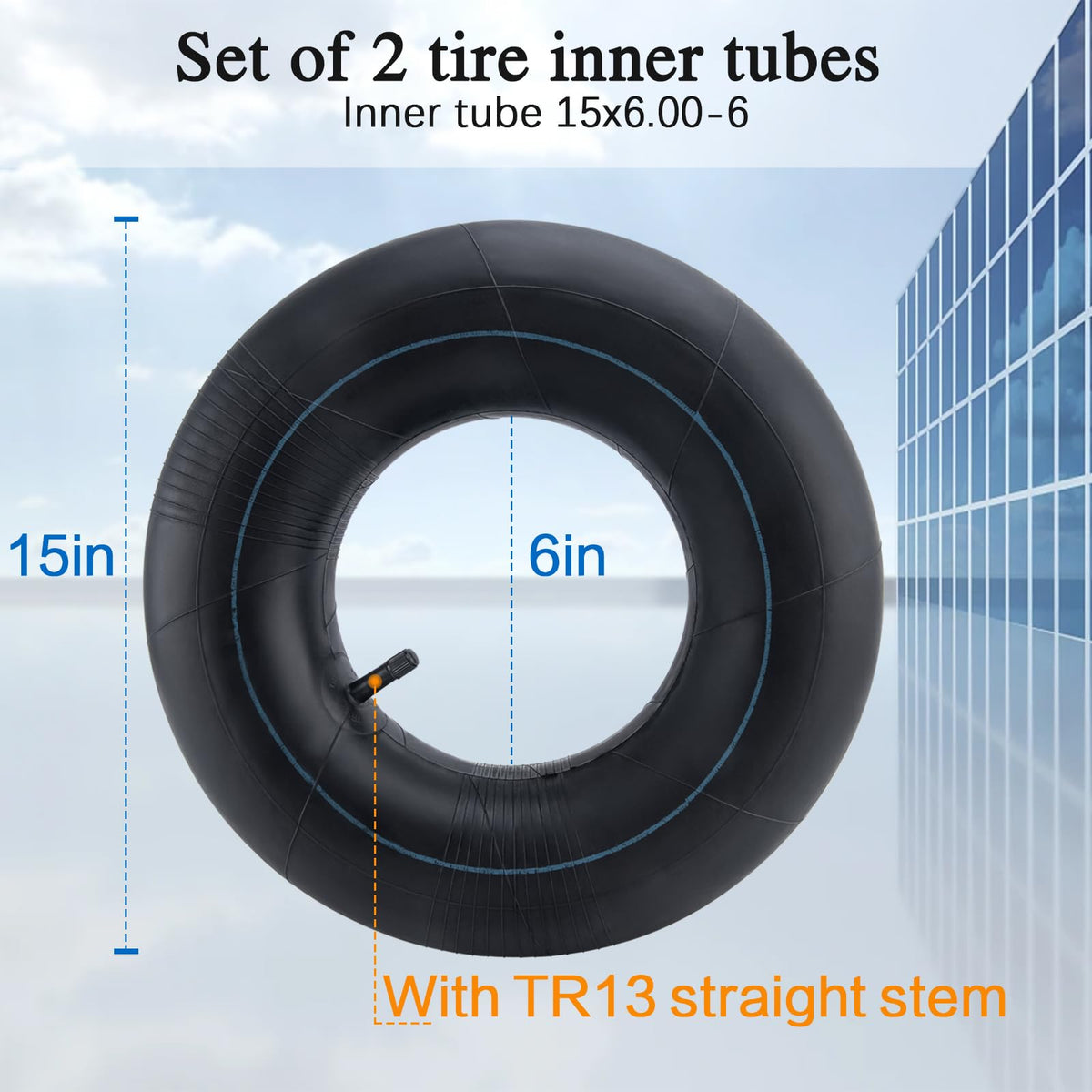 15x6.00-6 Inner Tubes 2 Pack B1573