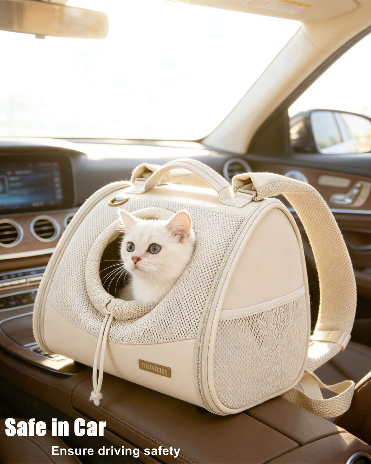 Adjustable Ventilated Front Facing Small Dog Cat Carrier Backpack E1961