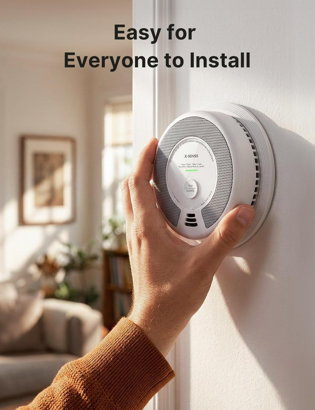 Interconnected Smoke and CO Detector Y1448