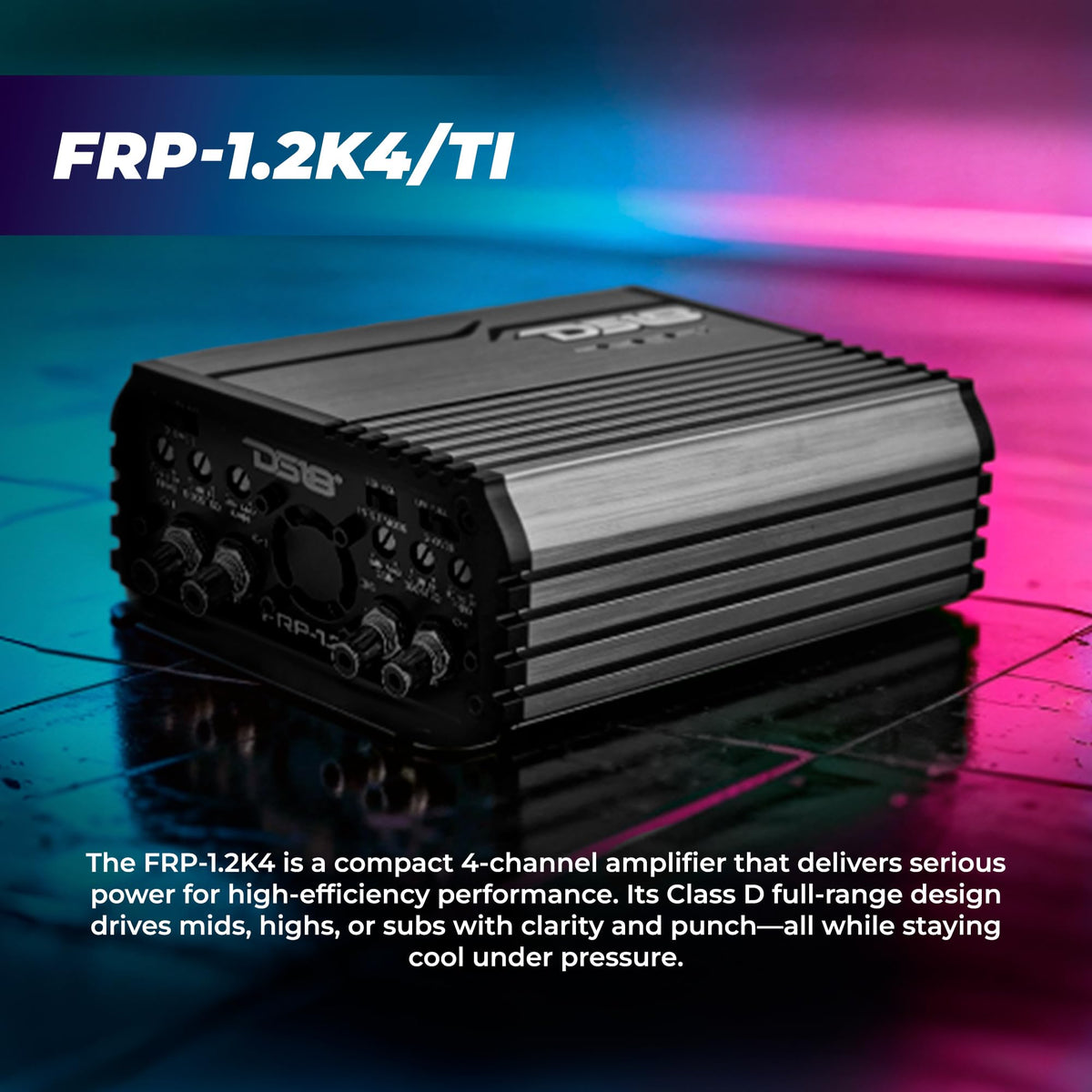 Ported Speaker Box with Dual 8" Mids, Tweeters & Amplifier Z78113