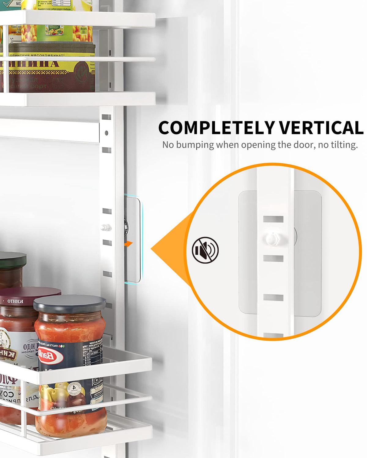 White 9-Tier Over The Door Pantry Organizer M312928