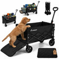 Folding Pet Wagon with Pet Pad M5672