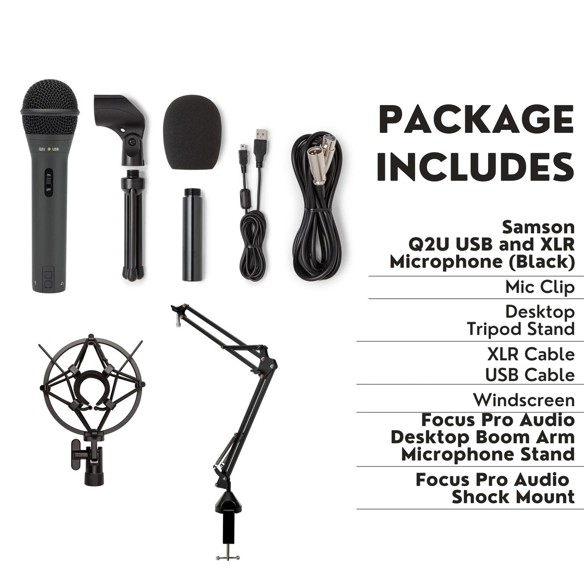 Handheld Dynamic XLR/USB Microphone K498