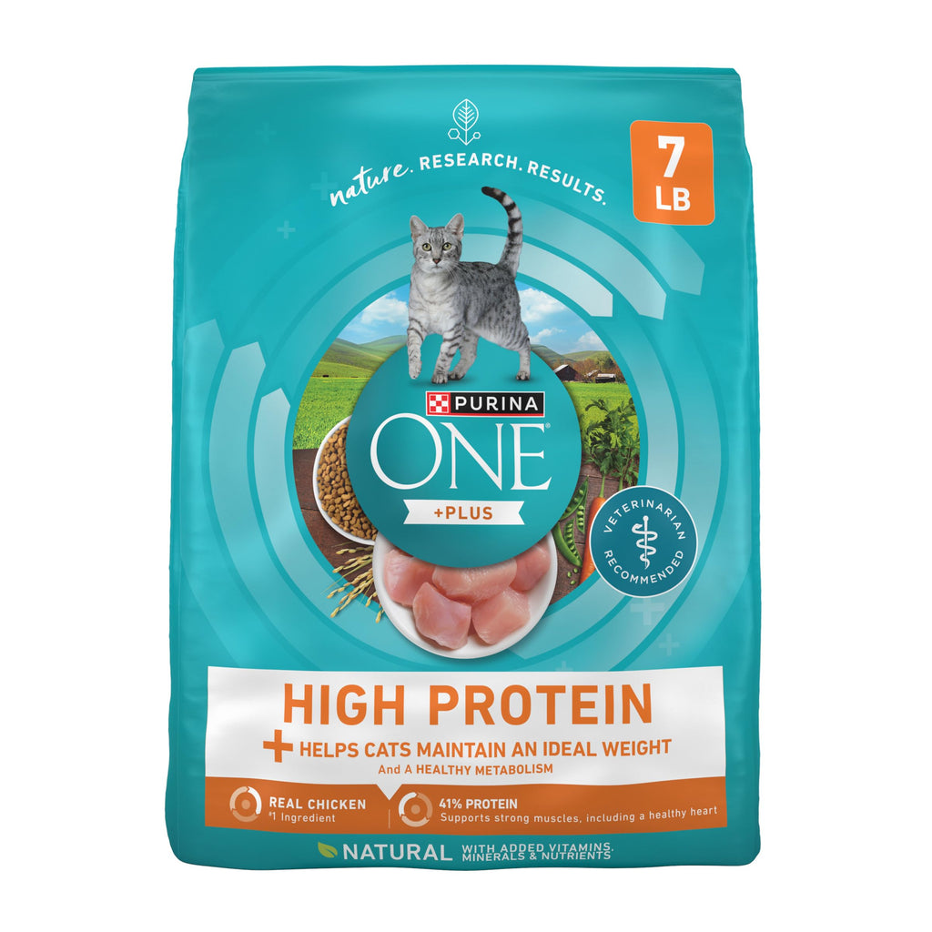 High Protein Dry Cat Food, 7 lb Bag W81387