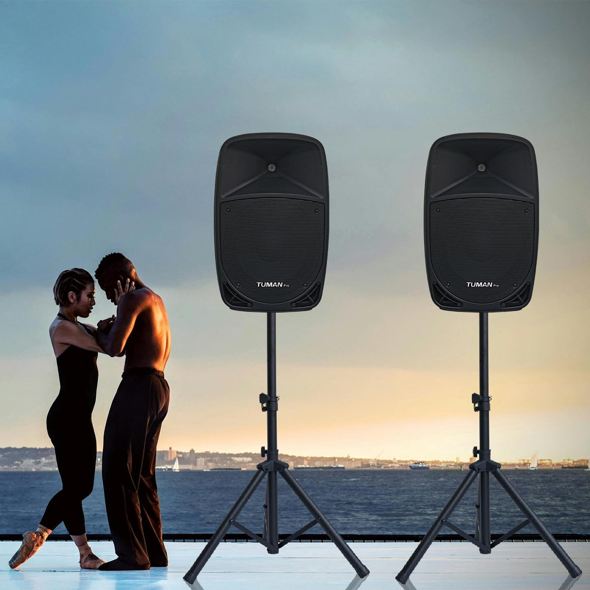 10 inch 1200 Watt Bluetooth PA Speaker System with Microphone U45355