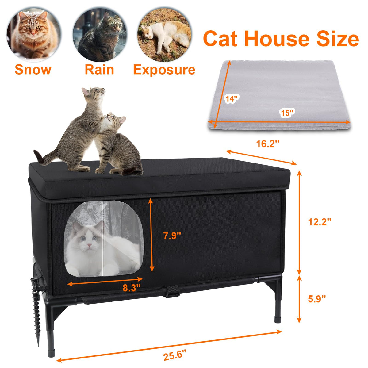 Outdoor Cat House O42914