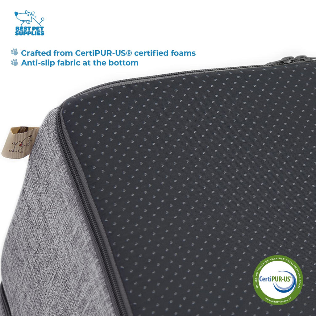 Foldable 3-Step Dog Stair and Pet Ramp H215