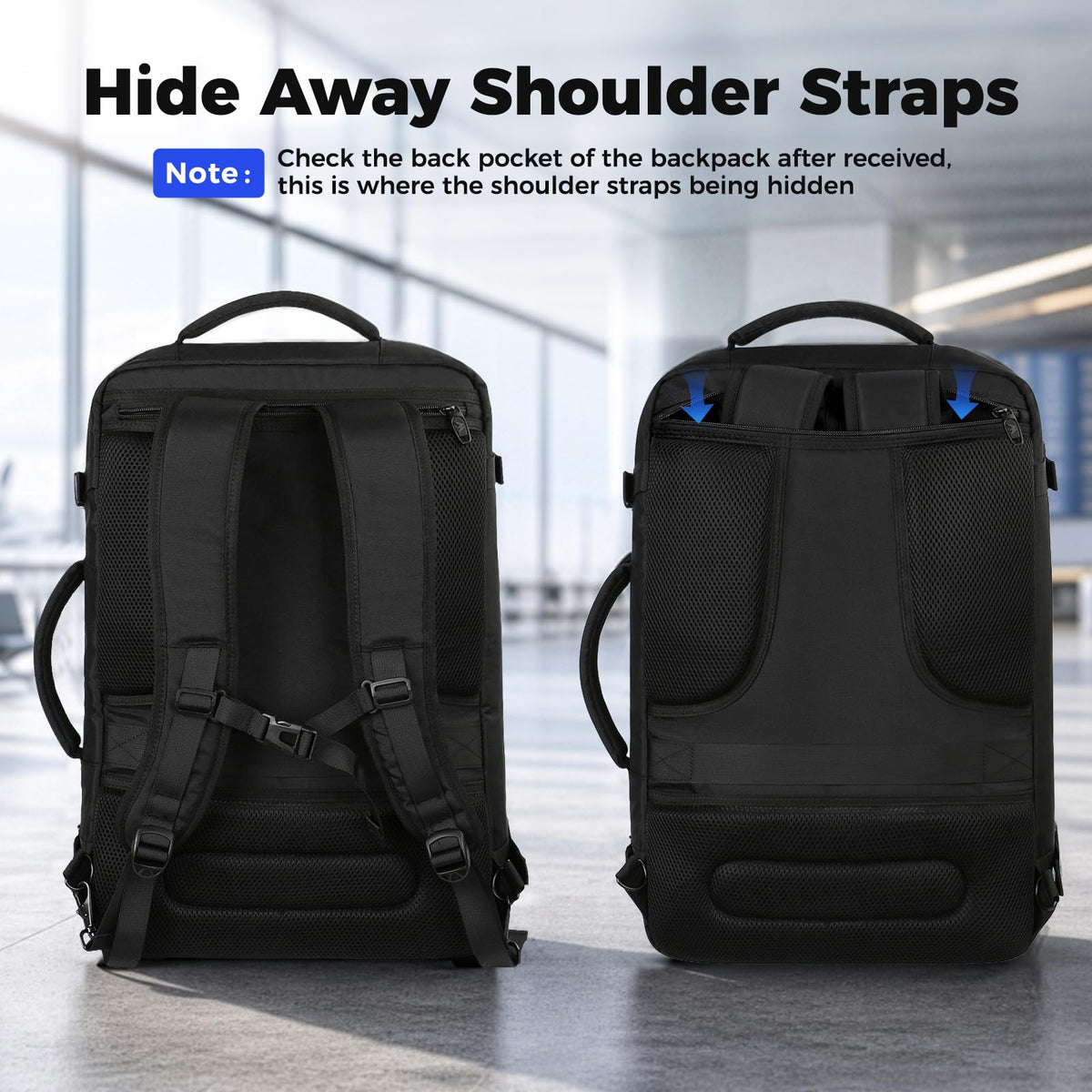 Extra Large Expandable Travel Backpack D612