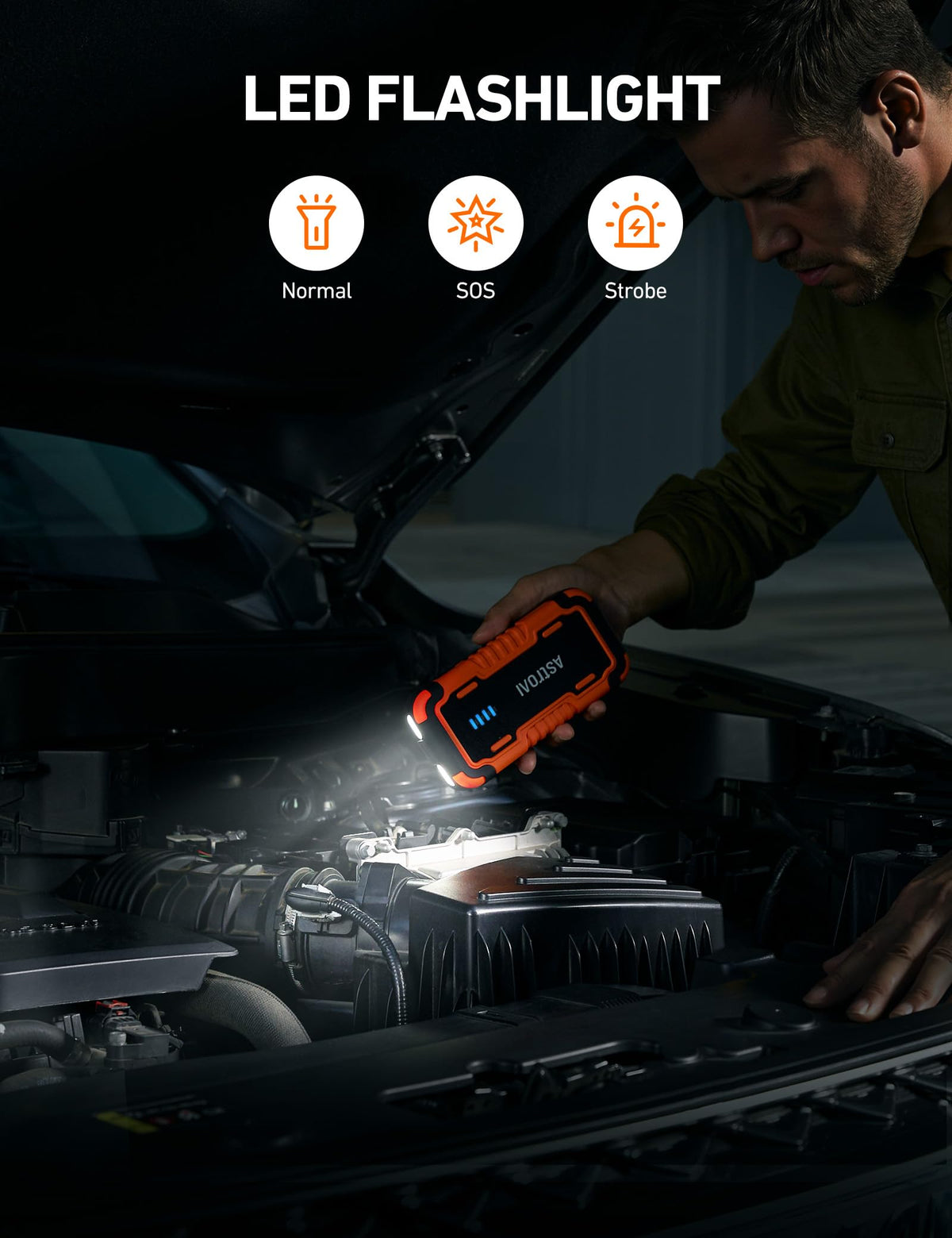 12V 5000A Lithium Car Jump Starter W6091
