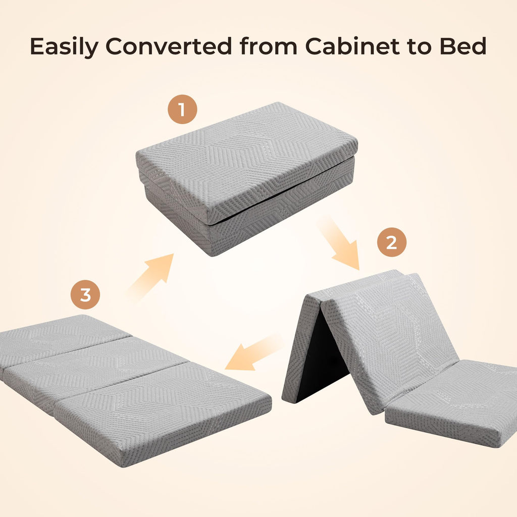 6 inch Twin Memory Foam Folding Mattress F89412