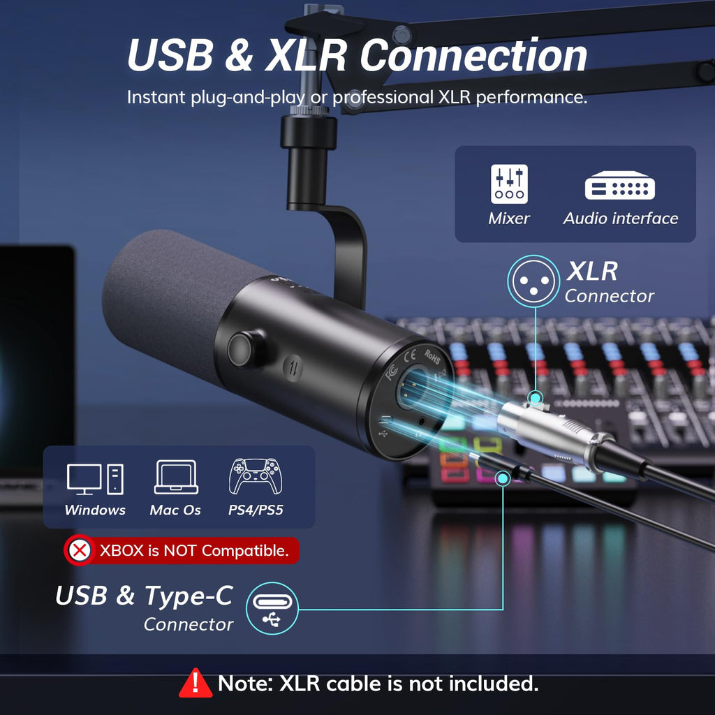 Dynamic Podcast Microphone V751