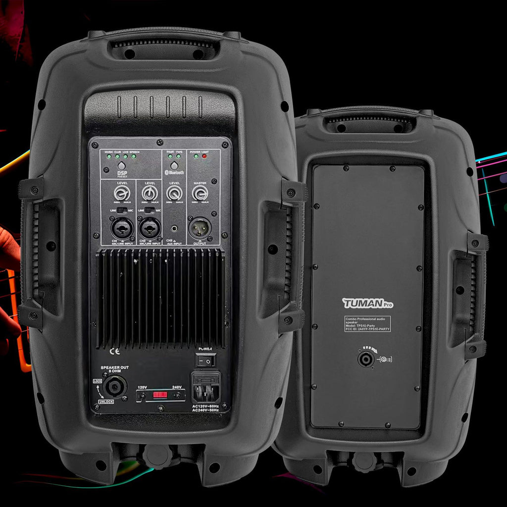 10 inch 1200 Watt Bluetooth PA Speaker System with Microphone U45355