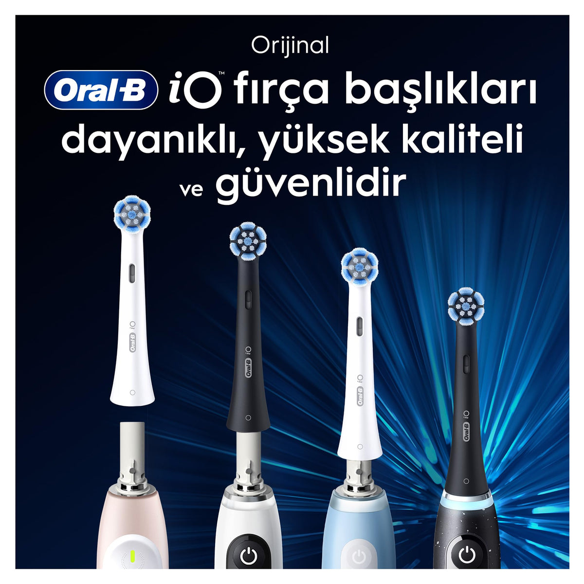Black Replacement Toothbrush Heads W365459