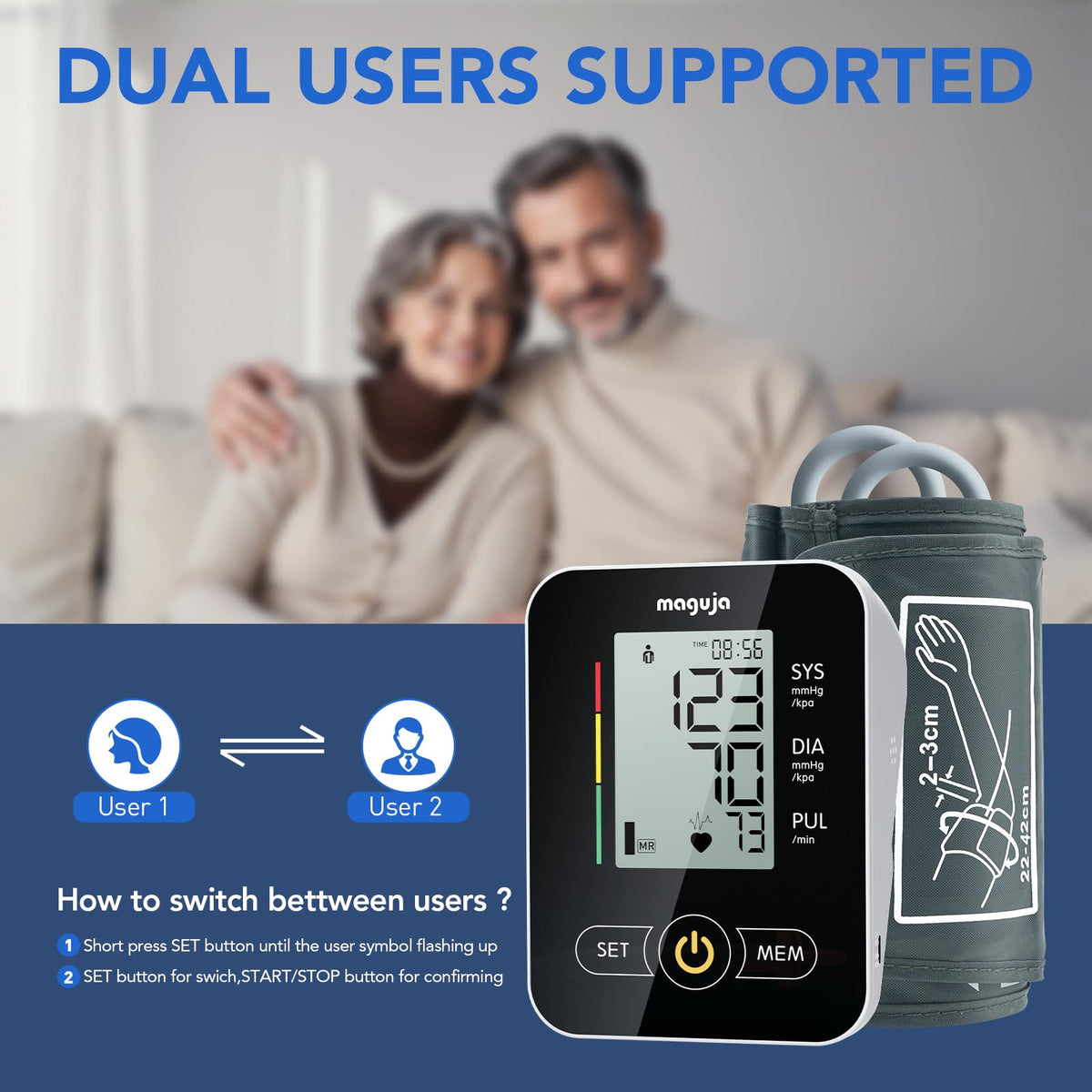 Upper Arm Blood Pressure Monitor M689