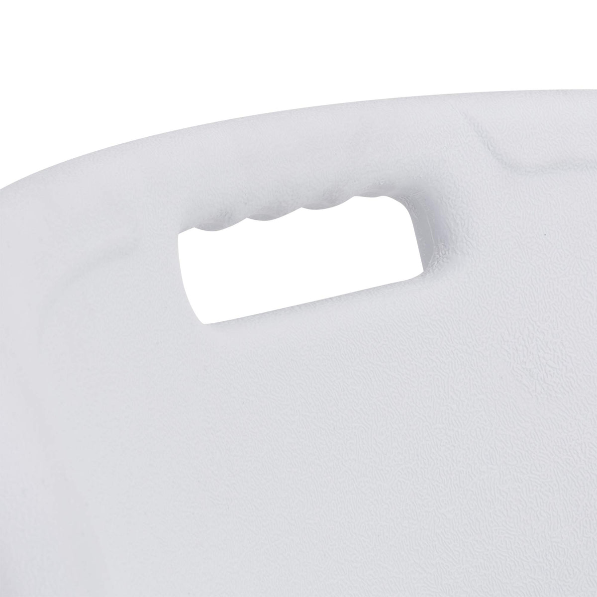 White Plastic Folding Chairs Set of 4 Q6213