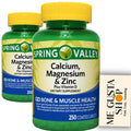 Calcium Magnesium Zinc Plus Vitamin D3 Caplets 500 Count K4271