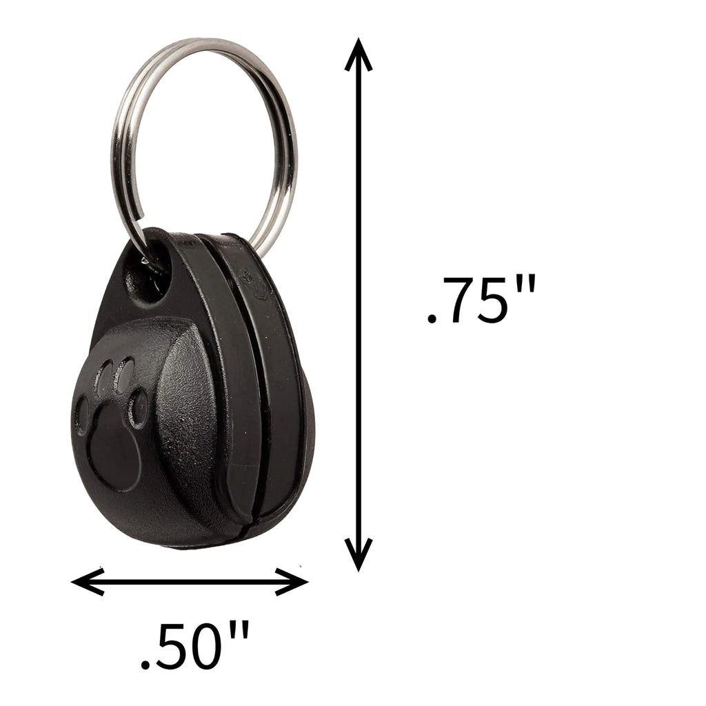 Electromagnetic 4-Way-Locking Cat Flap with 2 Collar Keys White J9156