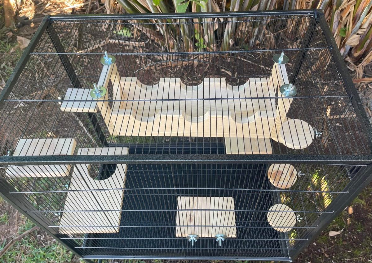 10 Piece Pine Pet Steps and Ledges O665