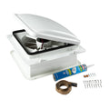 14" RV Rooftop Vent Exhaust Fan with Lid, White J59043