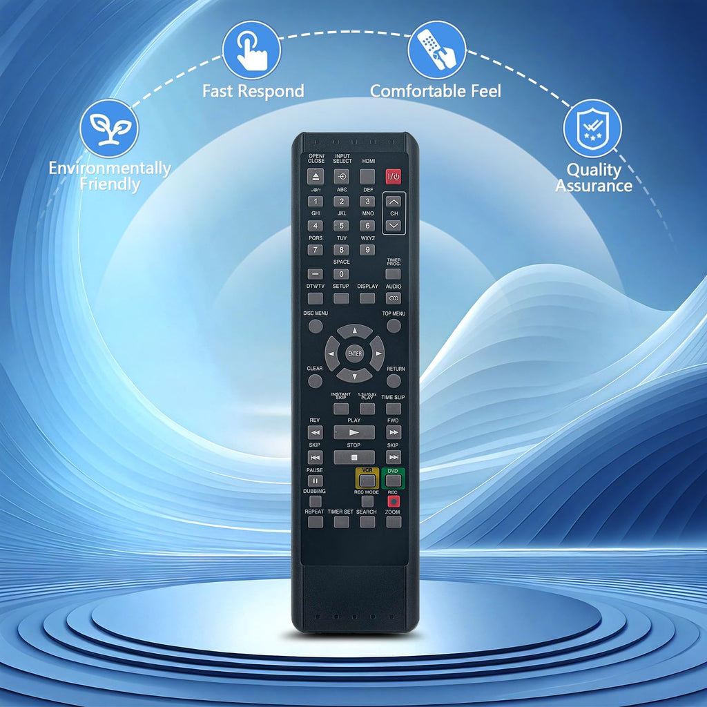 Replace Remote Control for DVD VCR Combo Player F147