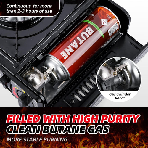 12 Pack 8oz Butane Fuel Cylinders C2833