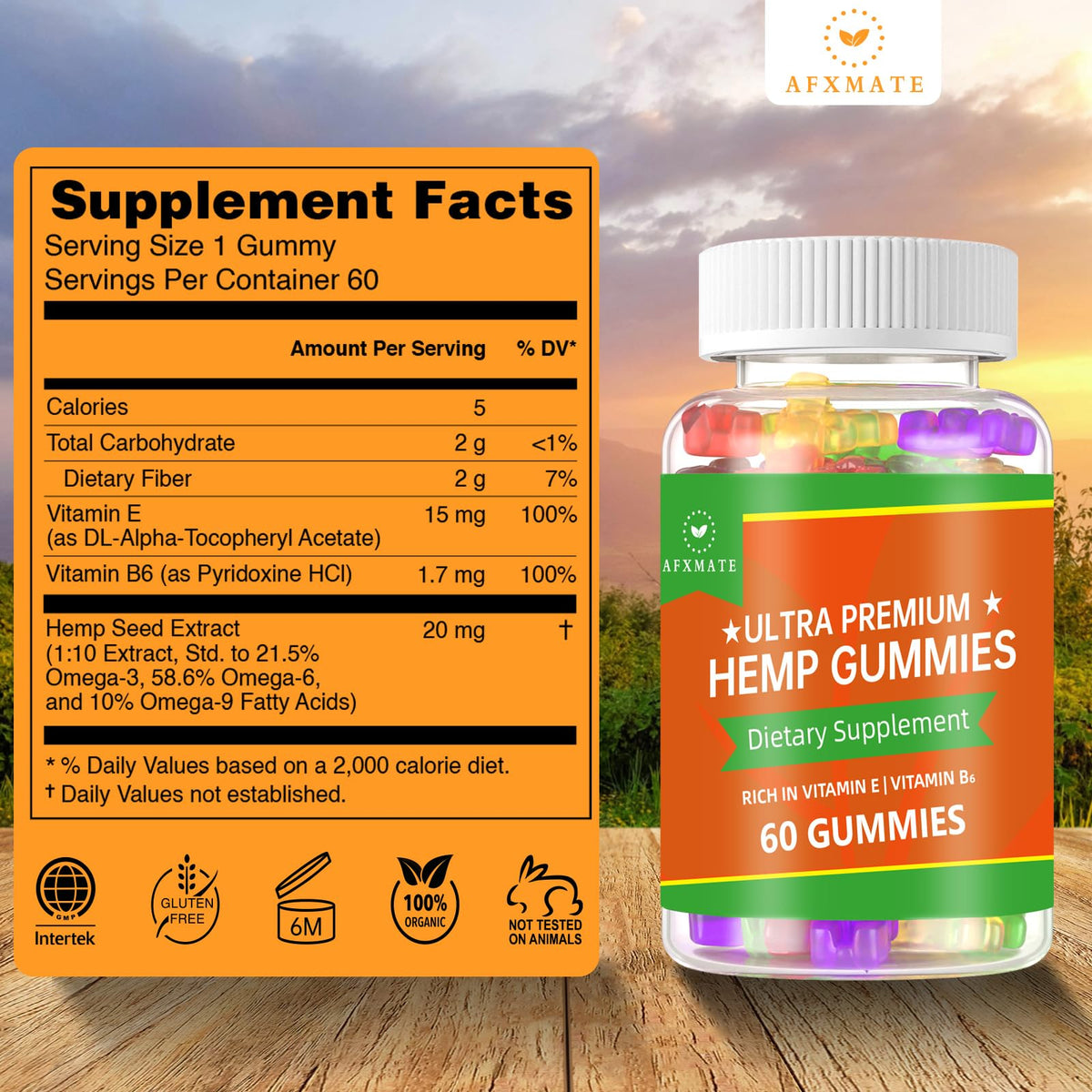 Hemp Gummies 120 Gummies S483