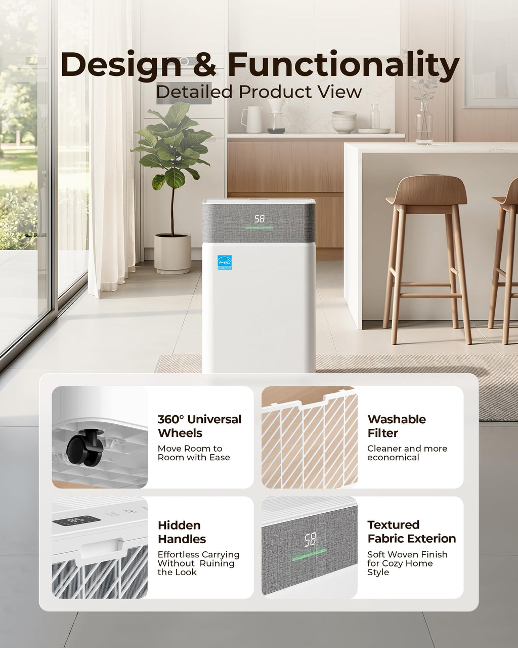 50 Pint Dehumidifier with Drain Hose C968