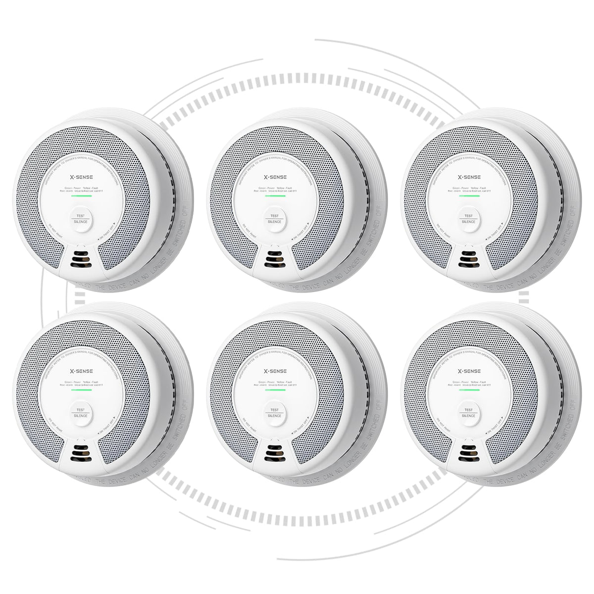 Interconnected Smoke and CO Detector Y1448