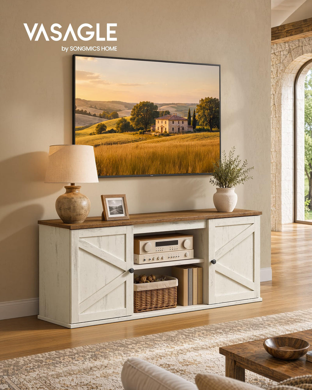 Farmhouse TV Stand for 65'' TV N637