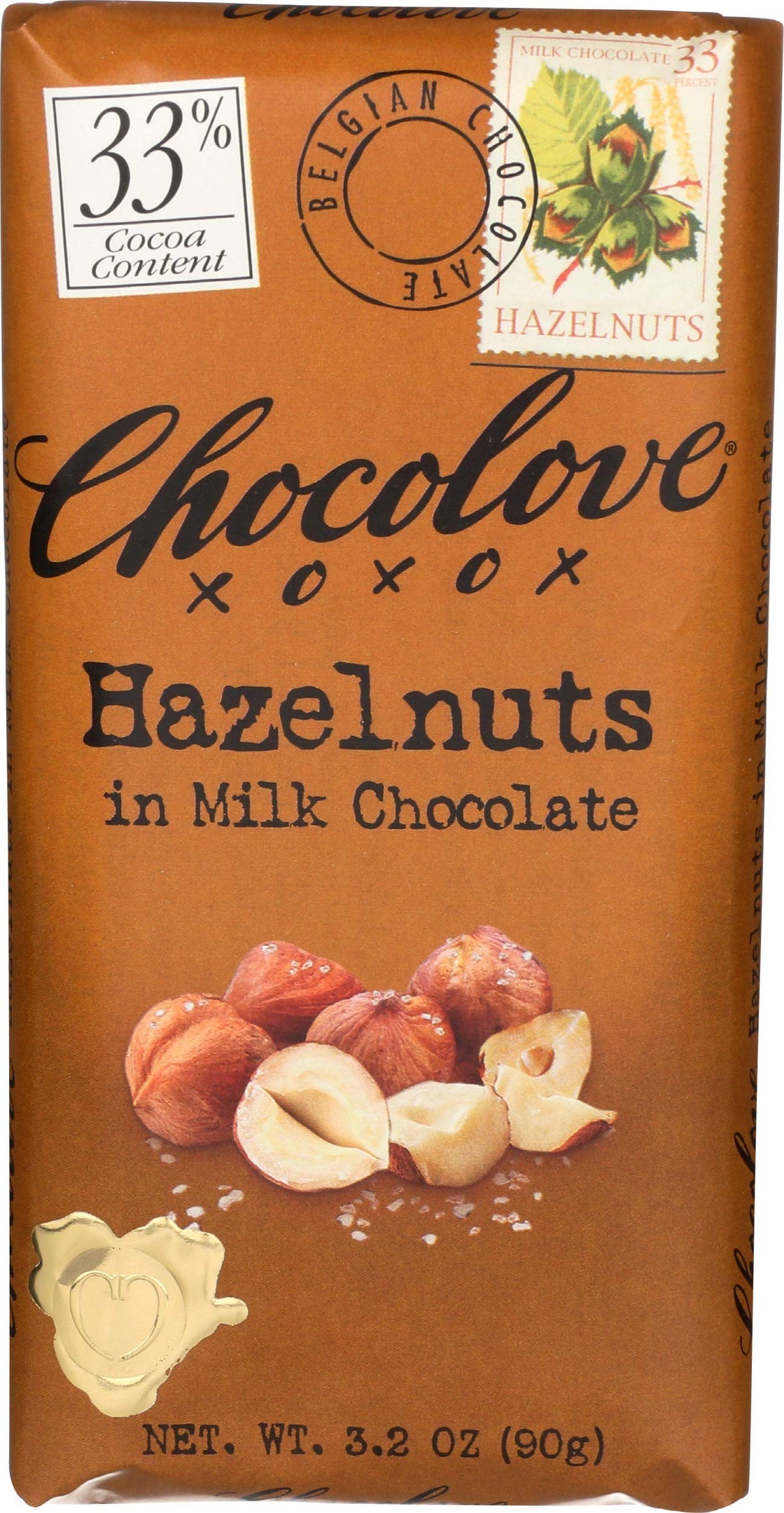 Hazelnut Milk Chocolate Bar 3.2 OZ E501506