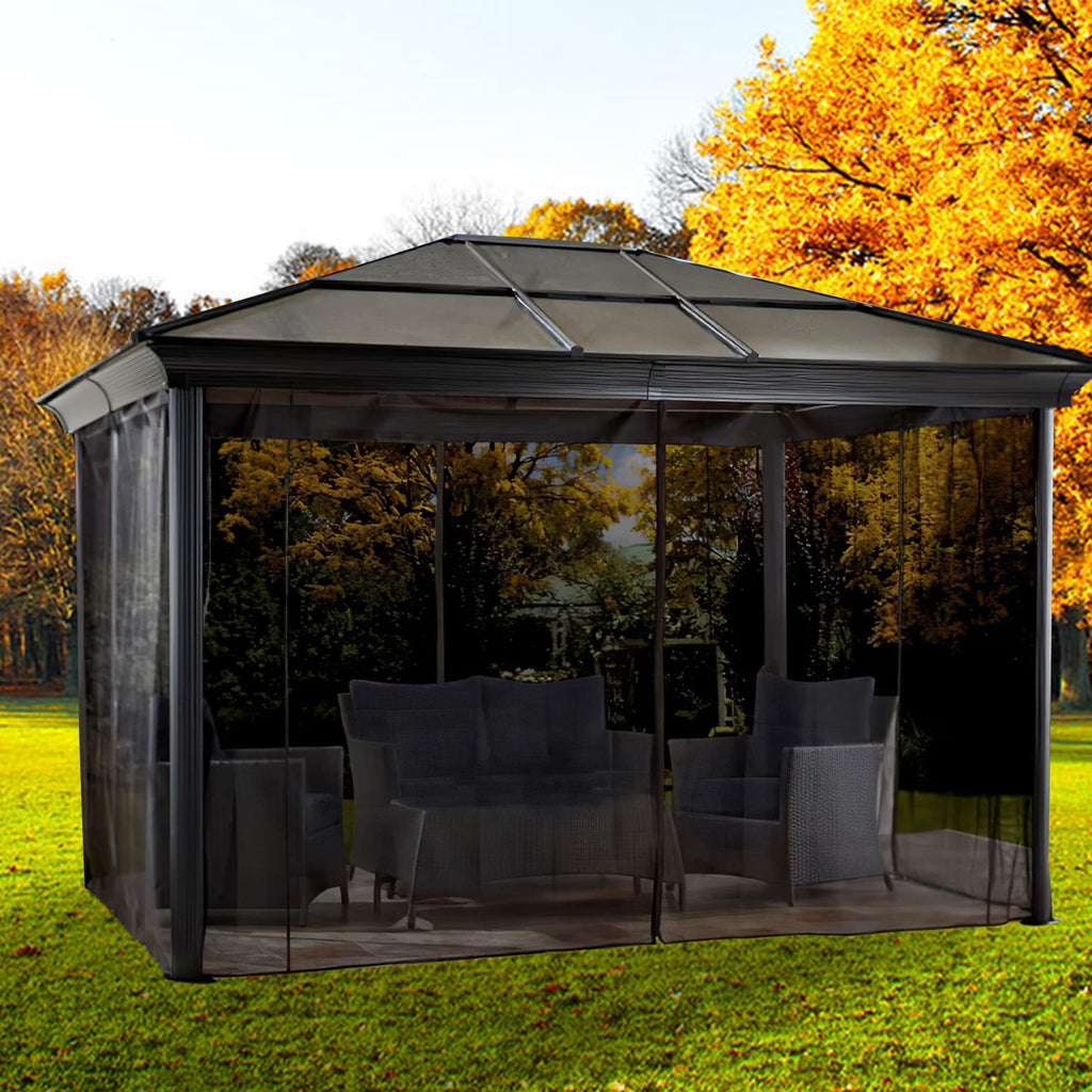 10x12 FT Black Mosquito Netting H987