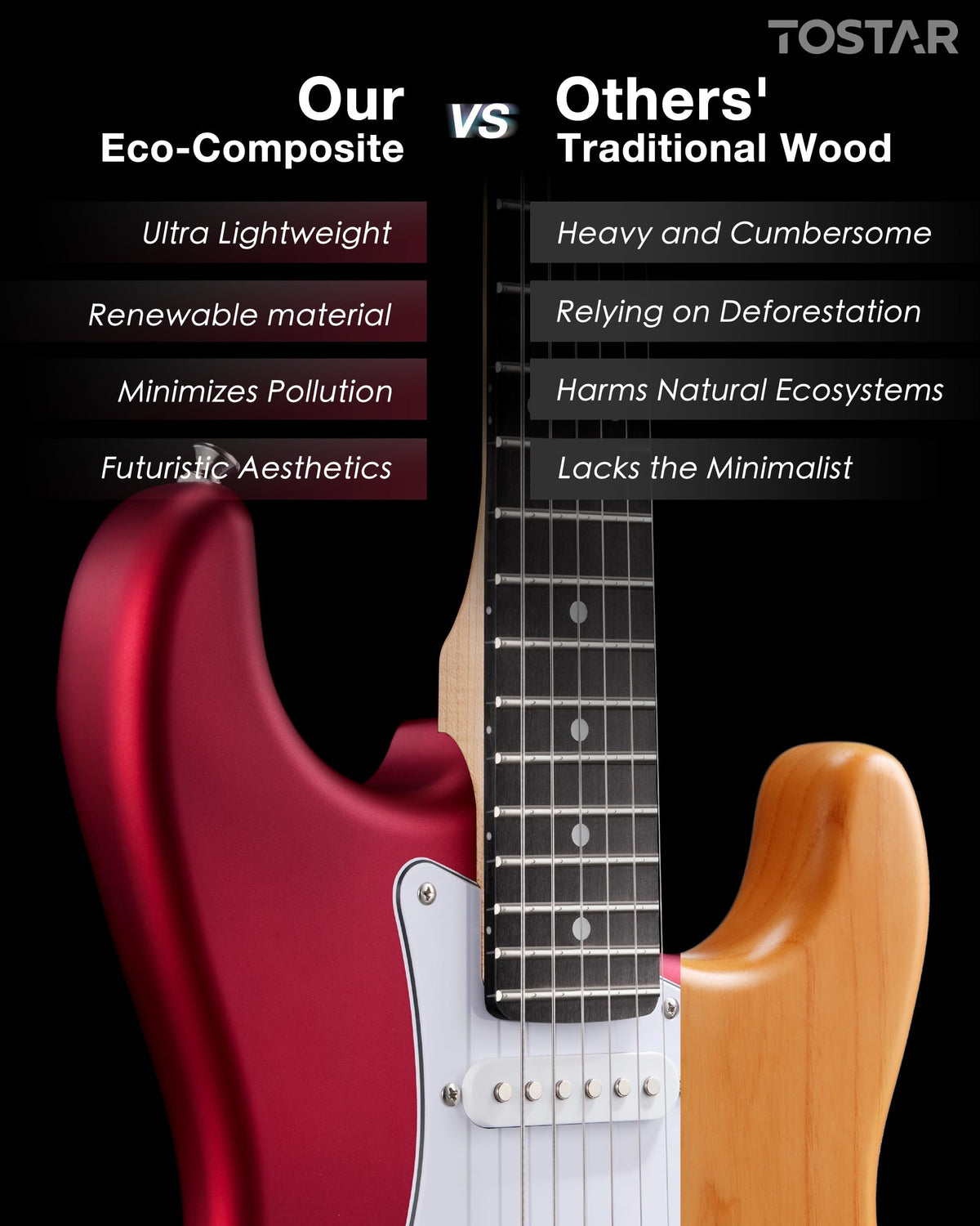 Red Electric Guitar Kit E68433