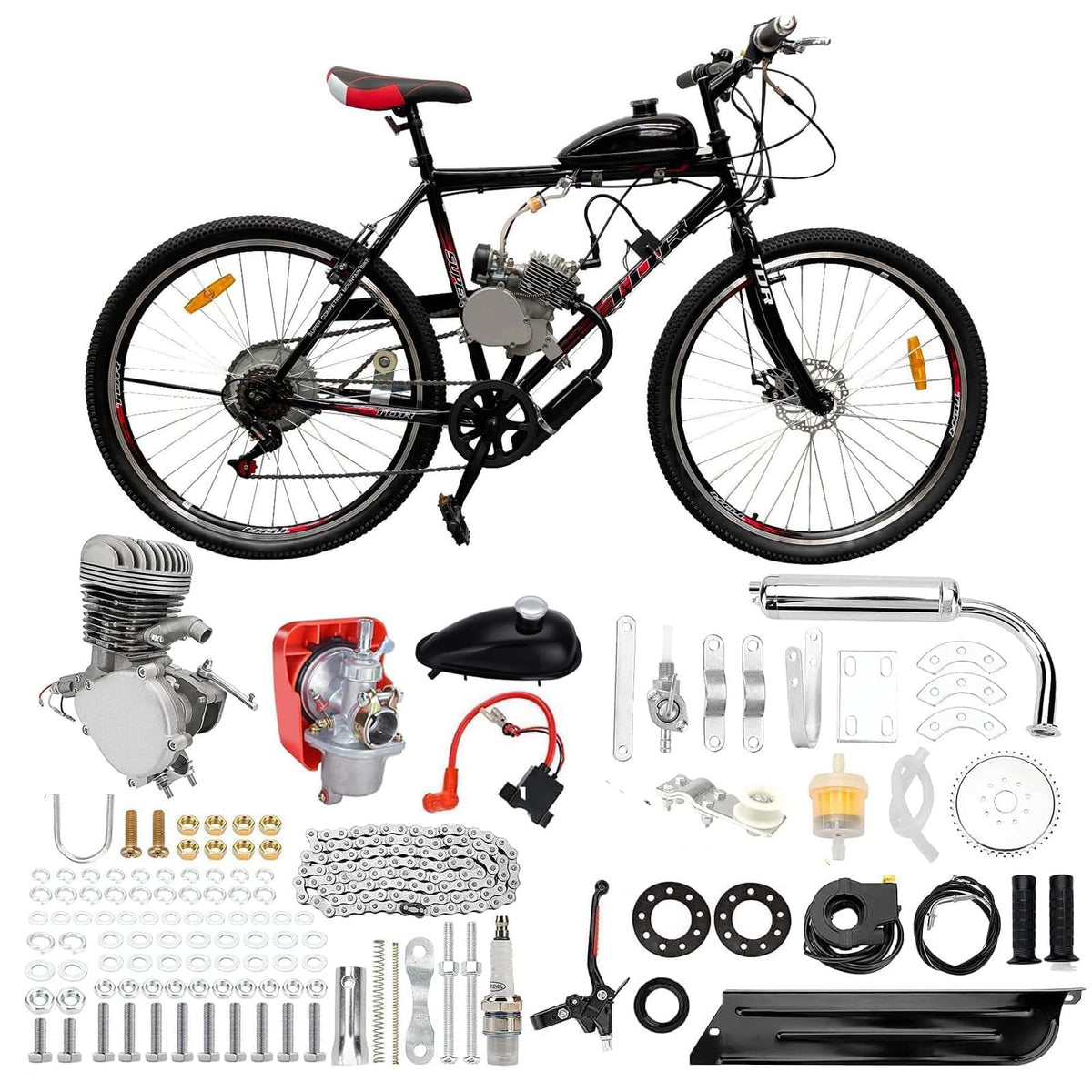 2 Stroke Petrol Bicycle Engine Kit 36 Tooth Sprocket Y6192