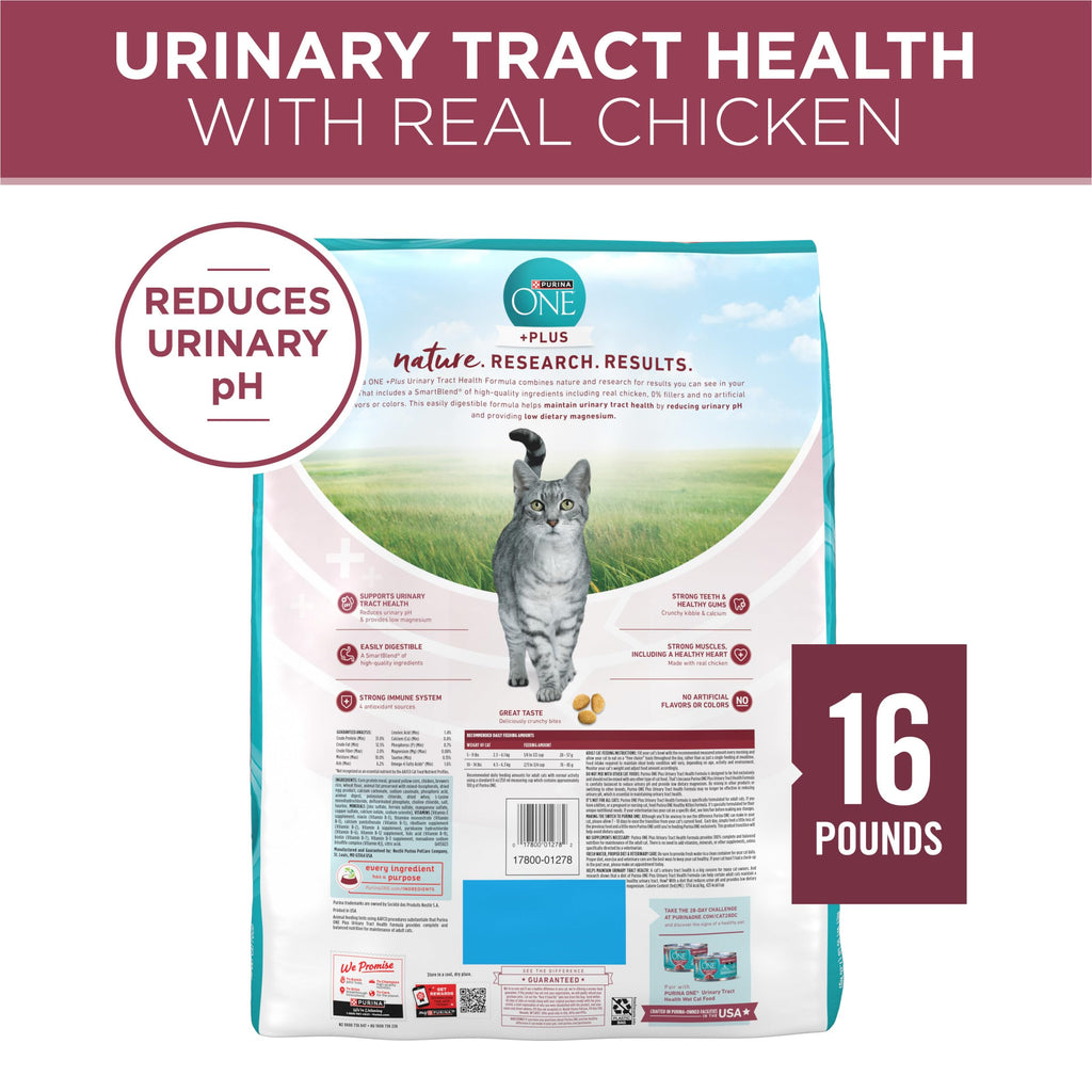 High Protein Urinary Tract Health Dry Cat Food 16 lb Bag F534