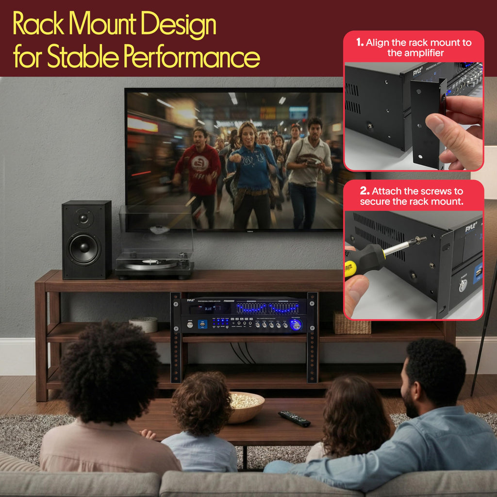 2000W 6-Channel Bluetooth Hybrid Home Amplifier D5110
