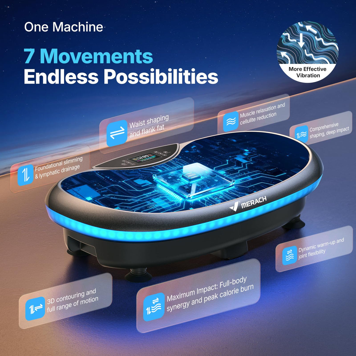 4D Vibration Plate Exercise Machine R43680
