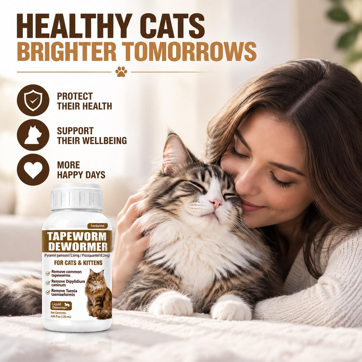Cat Dewormer for Cats & Kittens L709