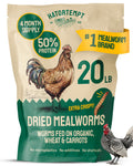 20lb Dried Mealworms Chicken Feed T886431