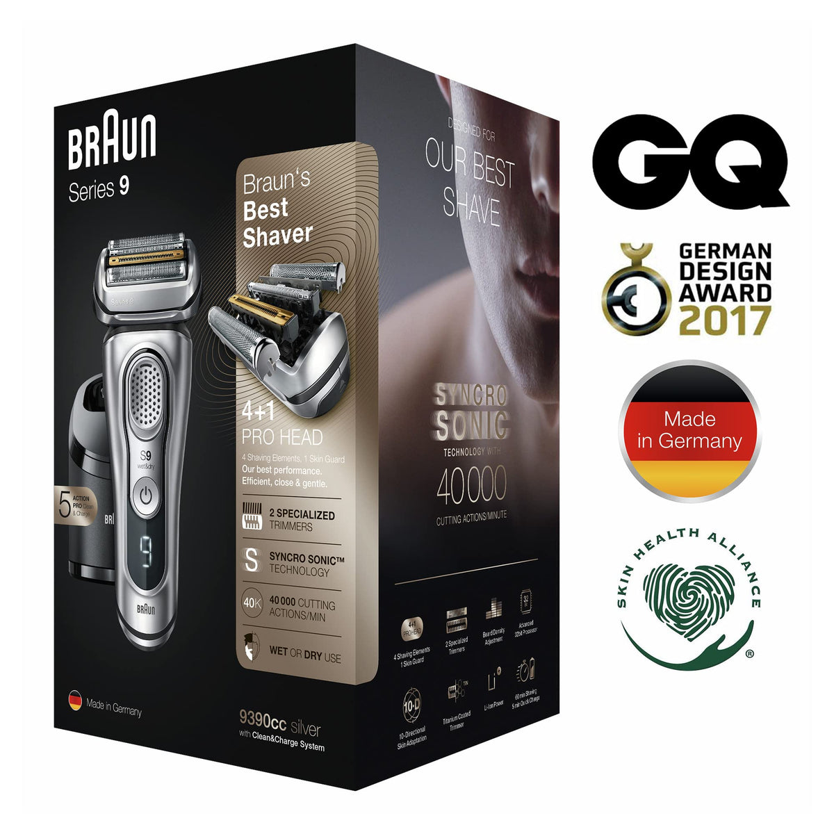 Electric Rechargeable Cordless Wet & Dry Foil Shaver C480397